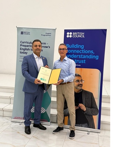 Participation of the Head of the English Language Department in a Workshop Organized by the British Council