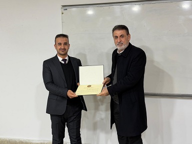 به رێوەچوونى مه راسيمى سوپاس و پێزانين