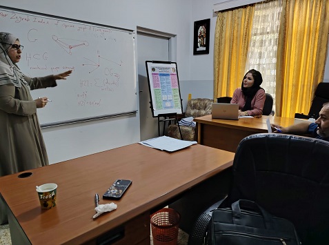 The Hyper-Zagreb Index of the Coprime Graph of Subgroups of a Cyclic Group Z_n” was presented by Bushra Abdulgaphur